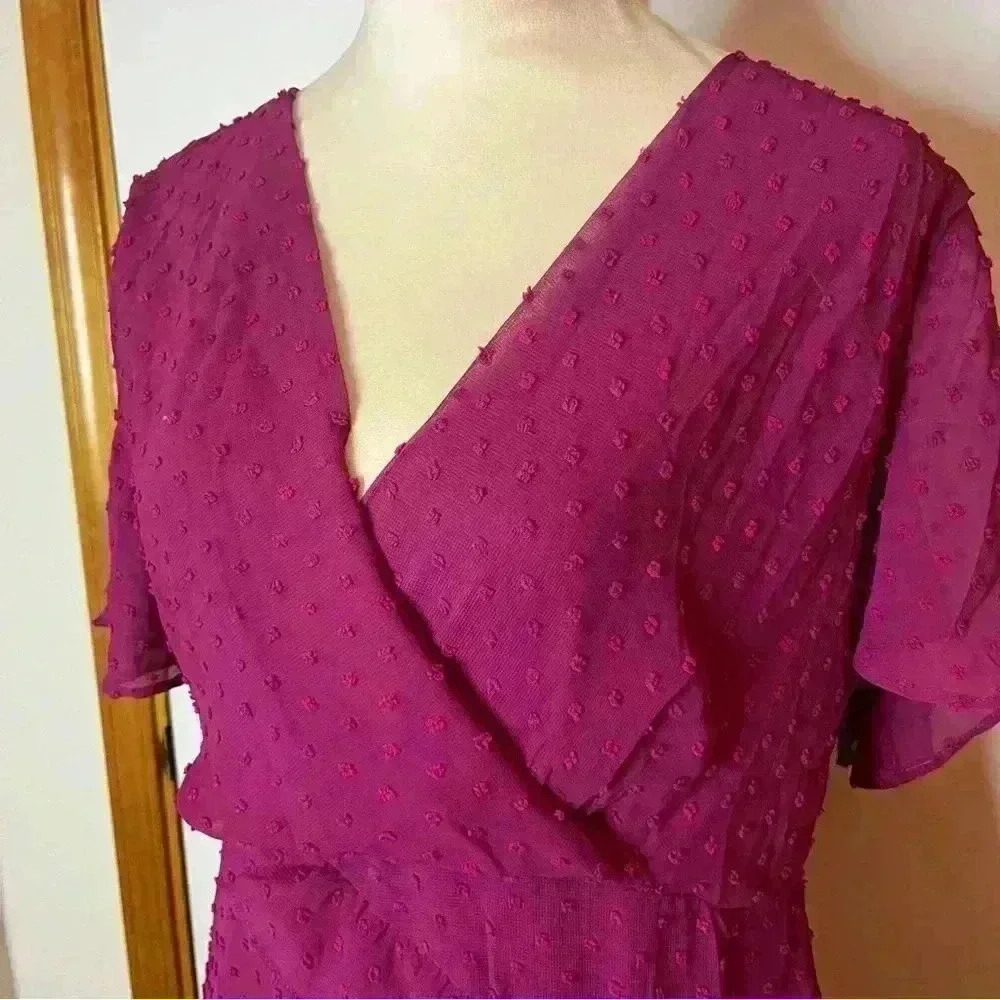 Lulu's Ruffled Midi Dress - Picture 6 of 15